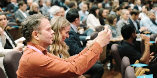 Attendees at e-commerce logistics event